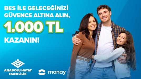 BES ile geleceğinizi güvence altına alın, 1.000 TL kazanın!